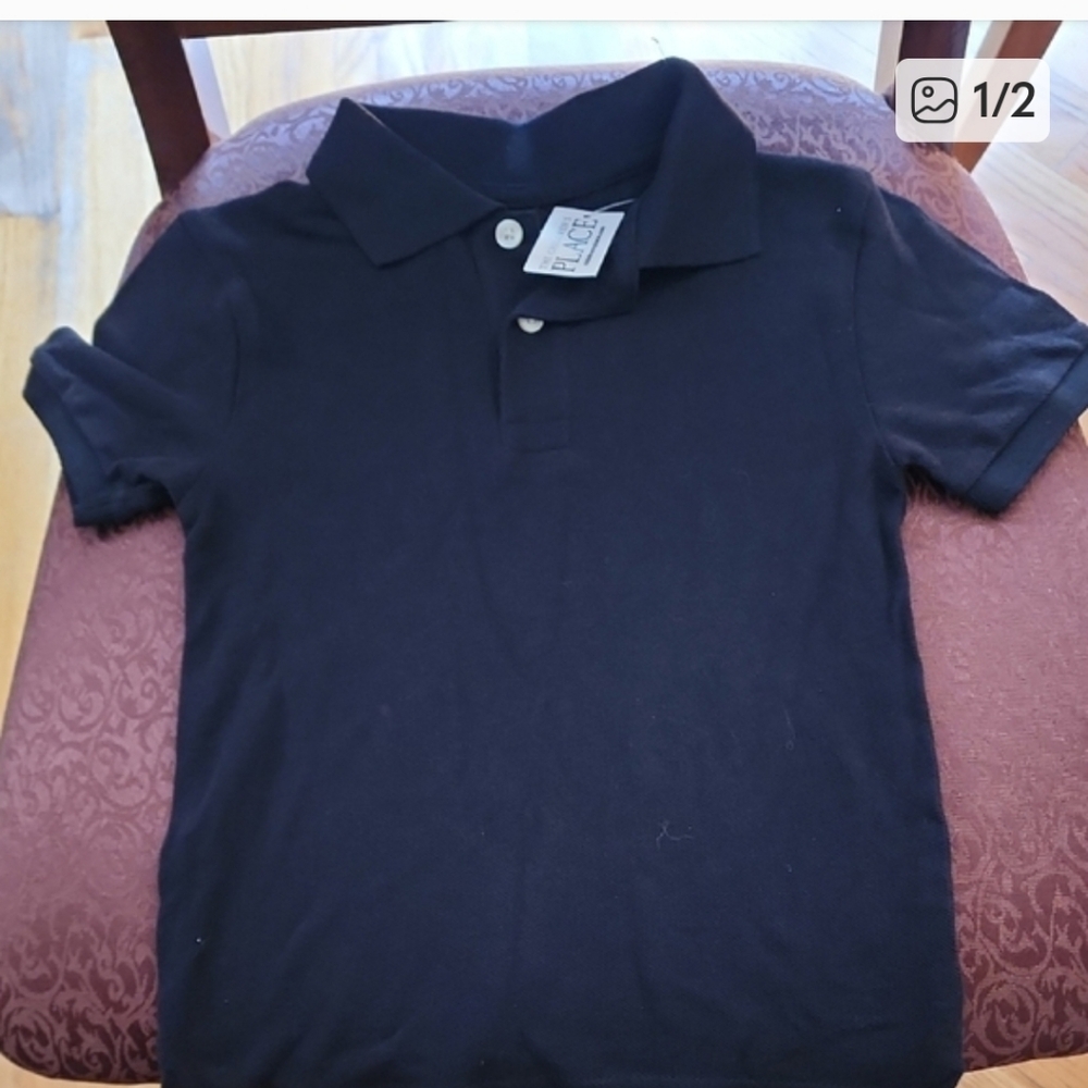 Kids Black Polo Shirt – Classic School Uniform Style - Picture 3 of 3